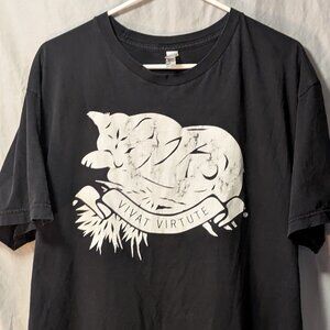 John K. Samson (The Weakerthans) Vivat Virtute T-Shirt, Black XXL